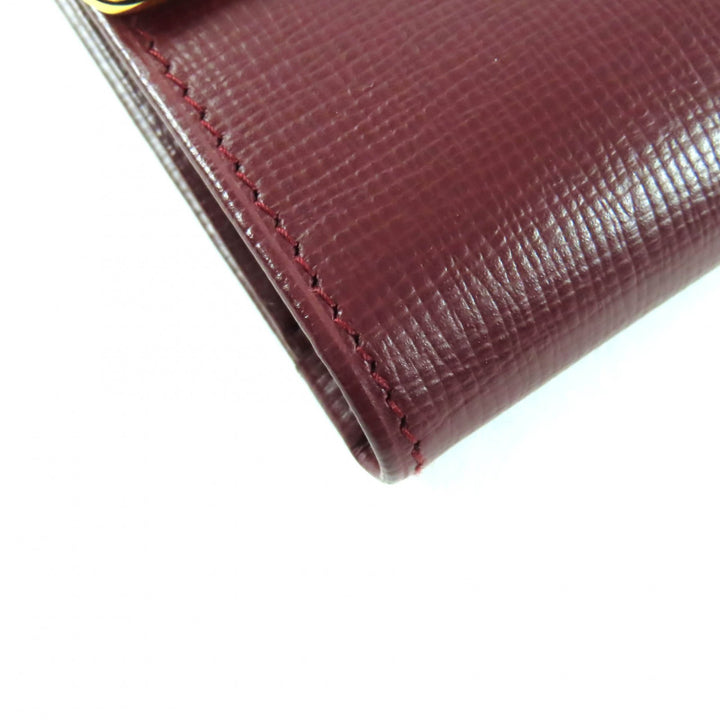 Great Cartier Purse Bordeaux leather Women