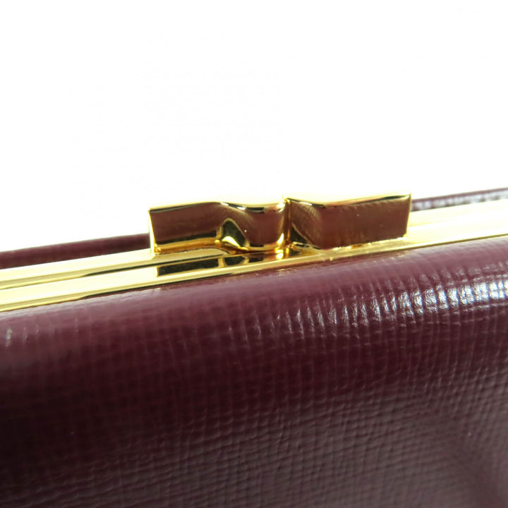 Great Cartier Purse Bordeaux leather Women