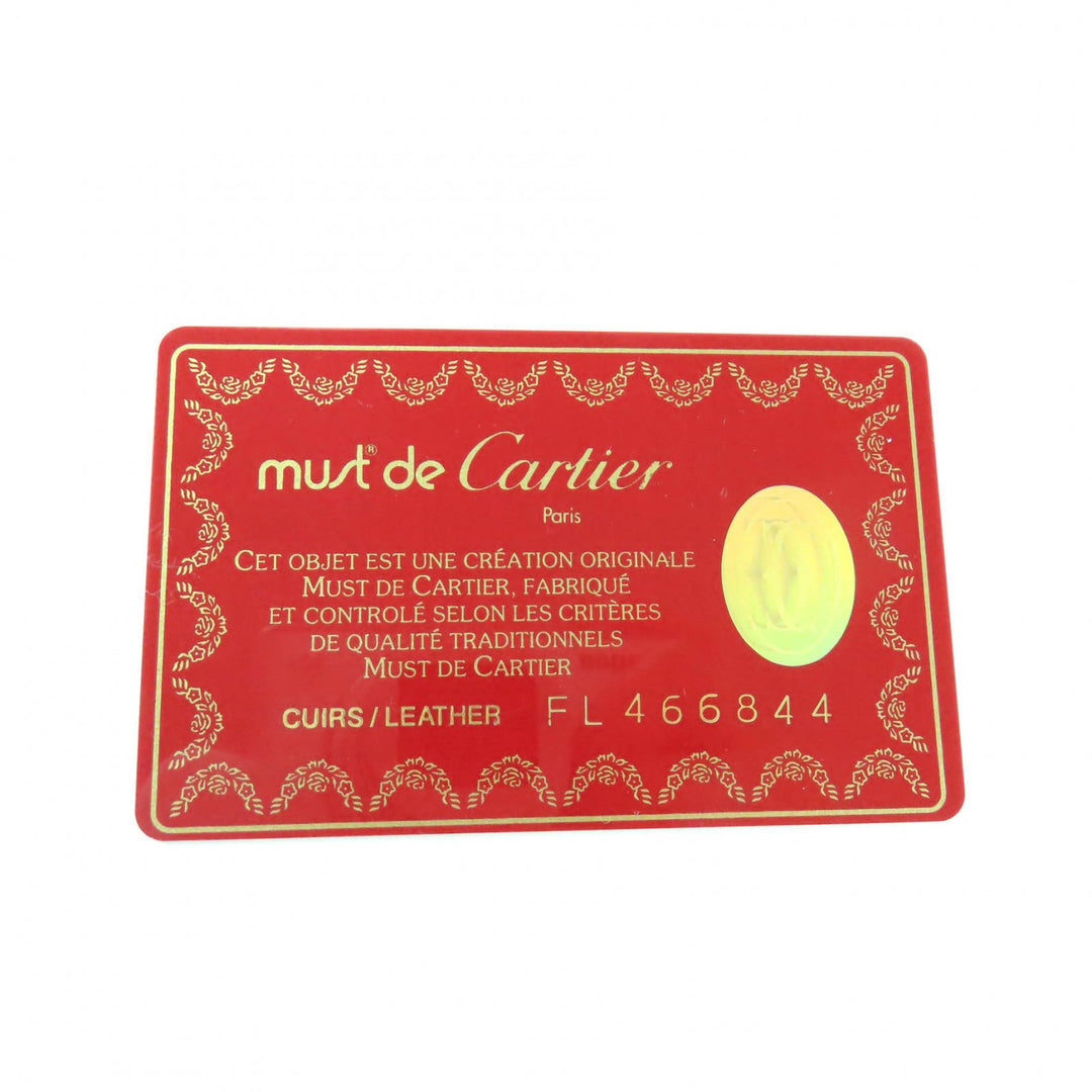 Great Cartier Purse Bordeaux leather Women