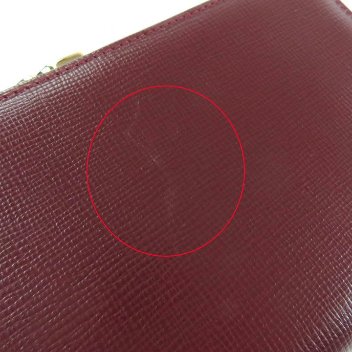 Great Cartier Purse Bordeaux leather Women