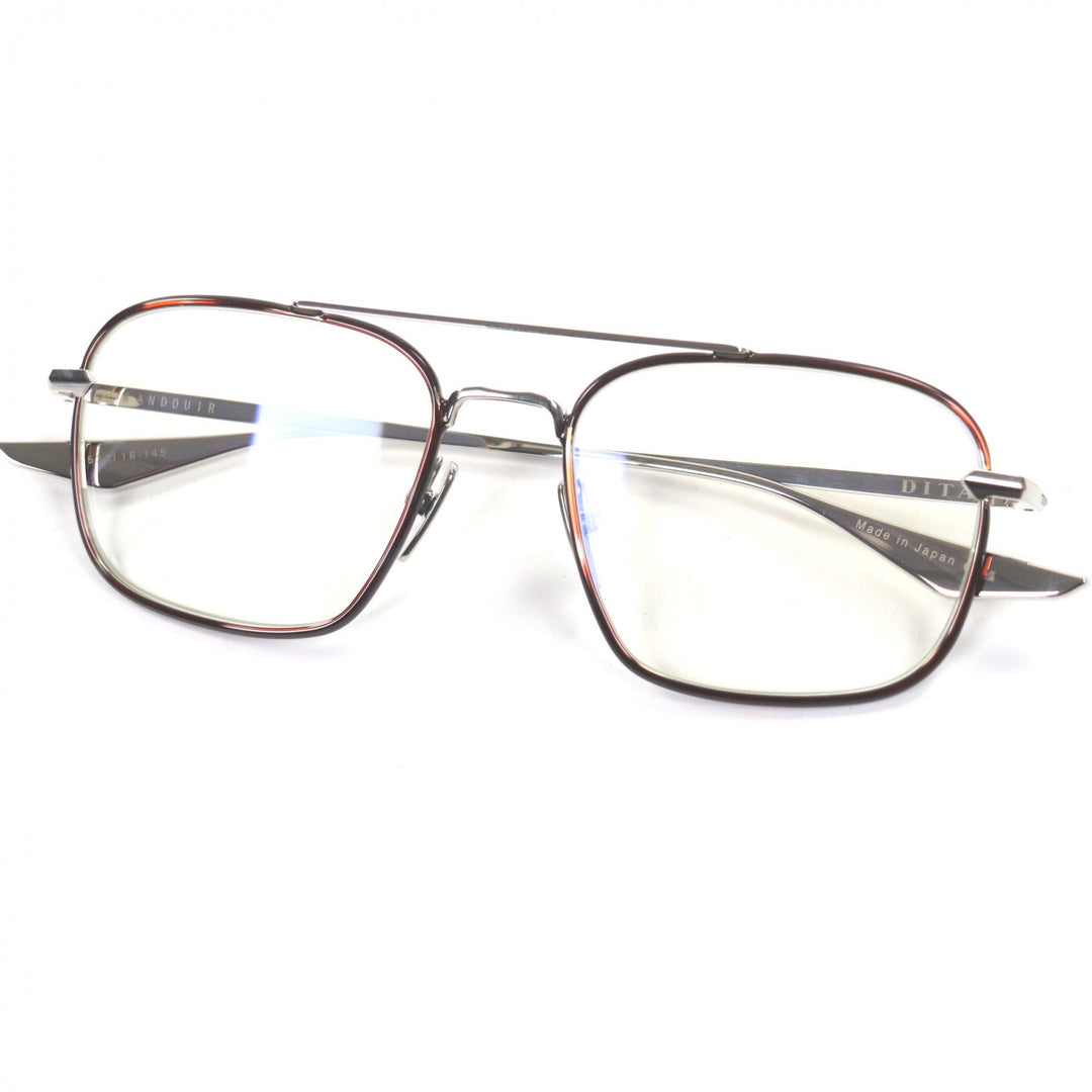Pristine DITA Glasses WANDOUIR Two point Silver mens DTX180-A-03