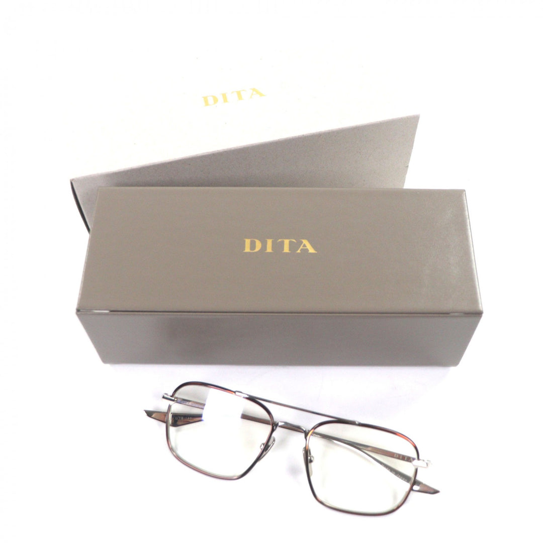 Pristine DITA Glasses WANDOUIR Two point Silver mens DTX180-A-03