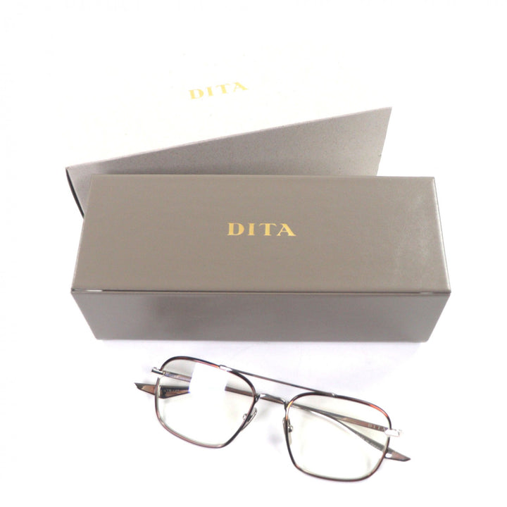 Pristine DITA Glasses WANDOUIR Two point Silver mens DTX180-A-03