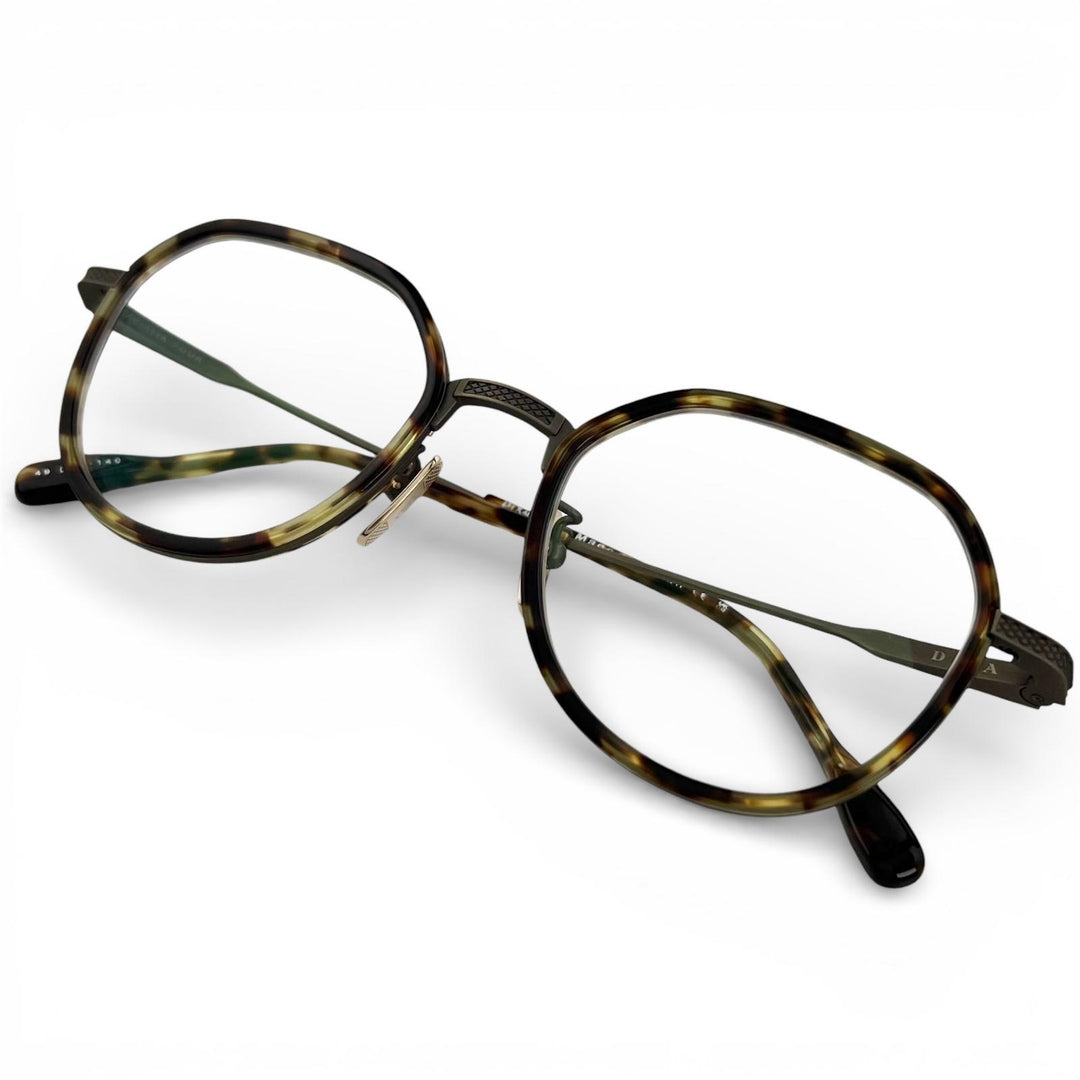Pristine DITA Glasses AVIATIA-FOUR Brown demi titanium Women DTX453-A-02
