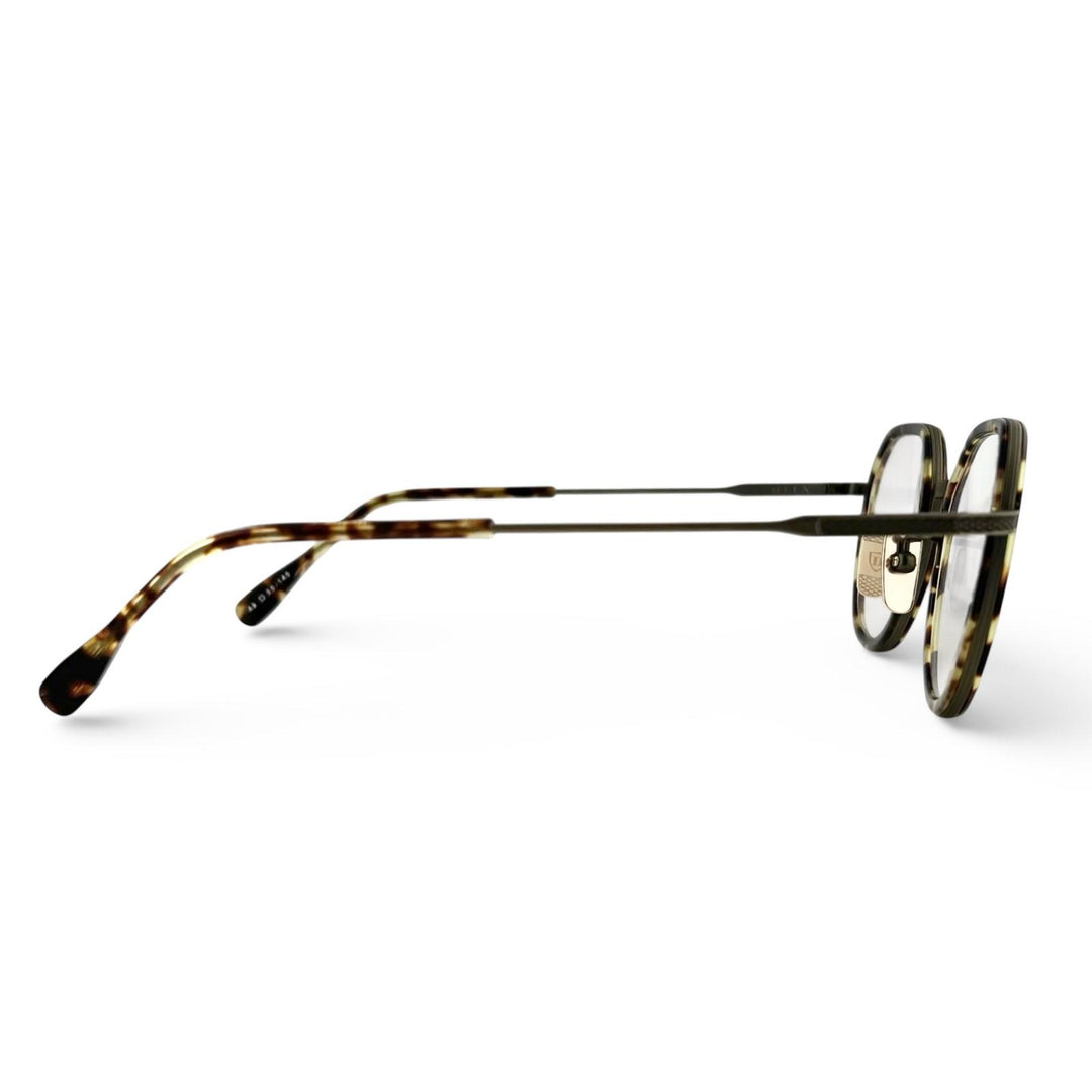 Pristine DITA Glasses AVIATIA-FOUR Brown demi titanium Women DTX453-A-02
