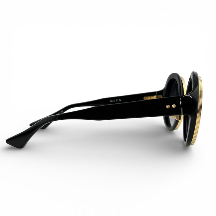 Excellent DITA sunglasses MICRO-ROUND round black ー Women DTS406-A-01