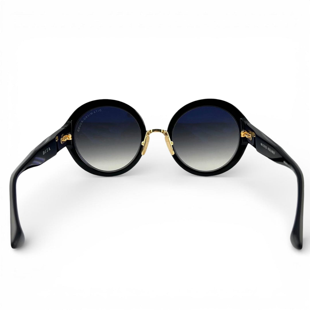 Excellent DITA sunglasses MICRO-ROUND round black ー Women DTS406-A-01