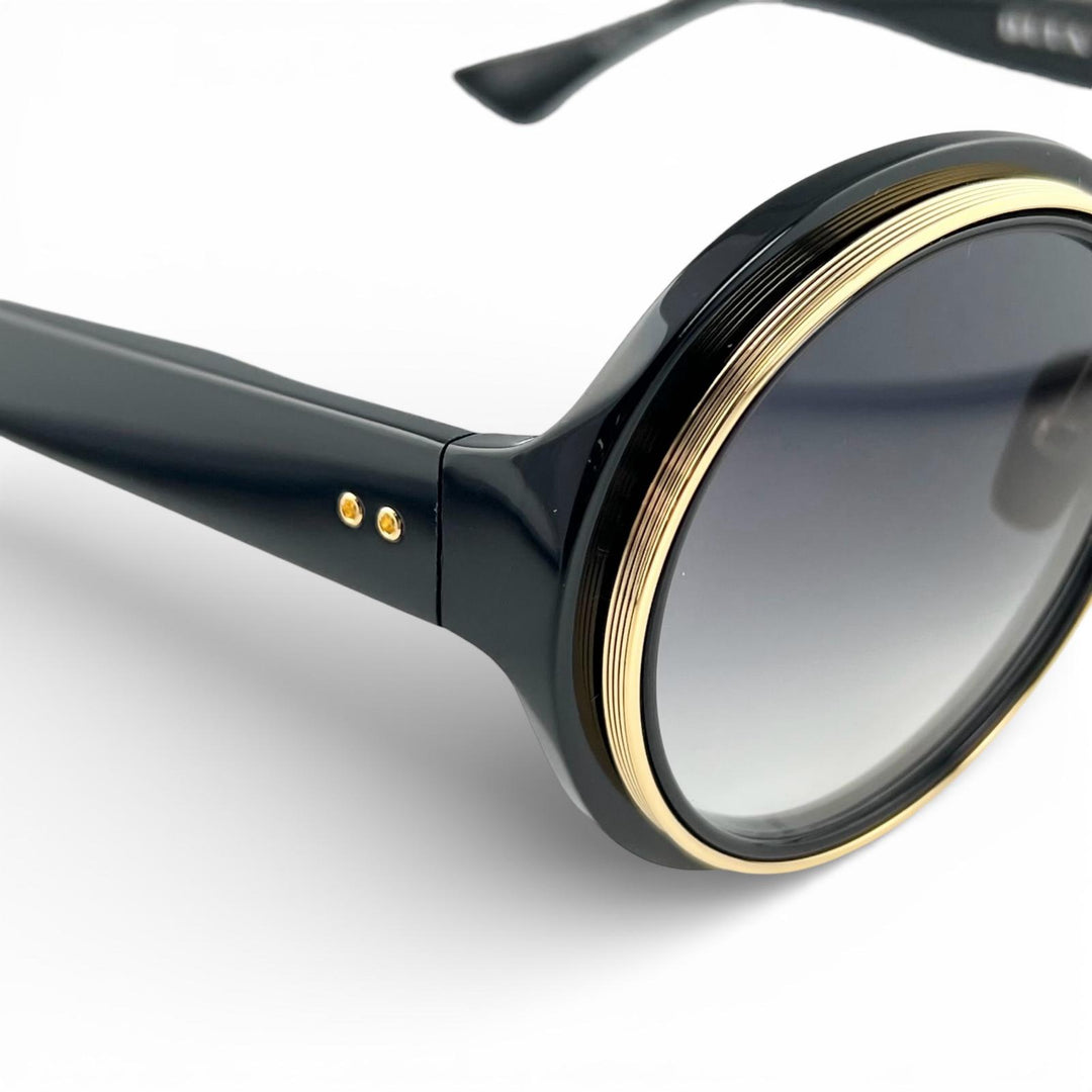 Excellent DITA sunglasses MICRO-ROUND round black ー Women DTS406-A-01