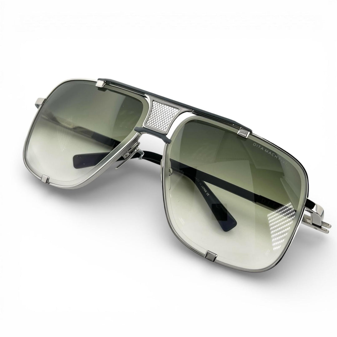 Excellent DITA sunglasses MACH-FIVE Limited Edition Two Bridge Silver DRX2087