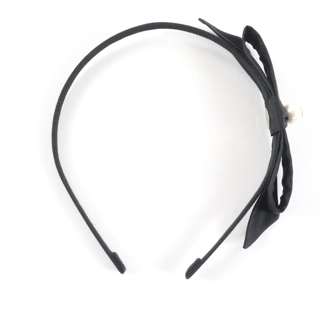 Excellent CHANEL hair accessory black Women 25P AAA845