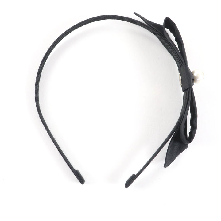 Excellent CHANEL hair accessory black Women 25P AAA845