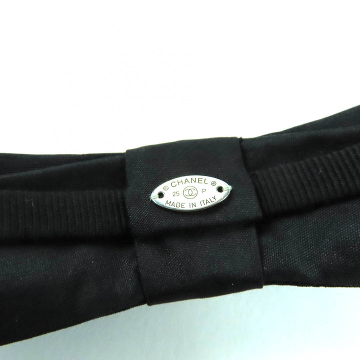 Excellent CHANEL hair accessory black Women 25P AAA845