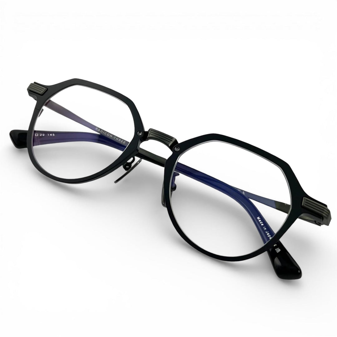 Excellent DITA Glasses RADICON-THREE Boston Matt black titanium Women DTX186