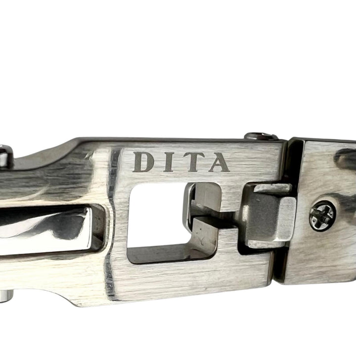 Excellent DITA sunglasses GRAND IMPERYN Two Point Rimless Silver mens DTX164