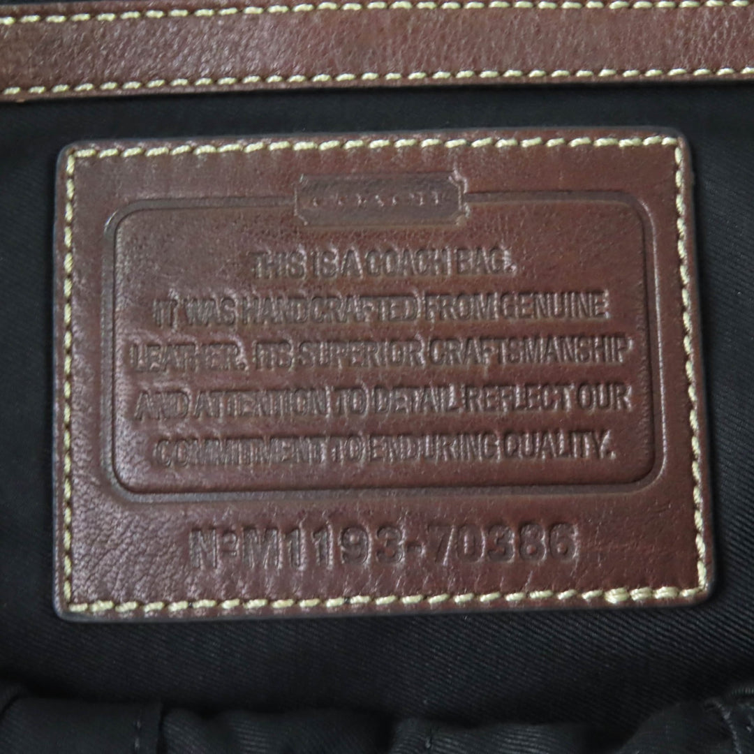 Great COACH Shoulder Bag HARRISON LEATHER MEDIUM MESSENGER black 70386
