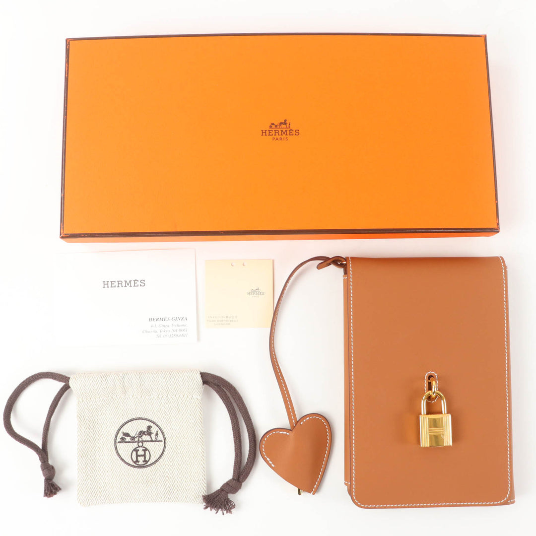 Pristine HERMES Notebook Carne Secret Notebook cover with notebook Vaux Swift