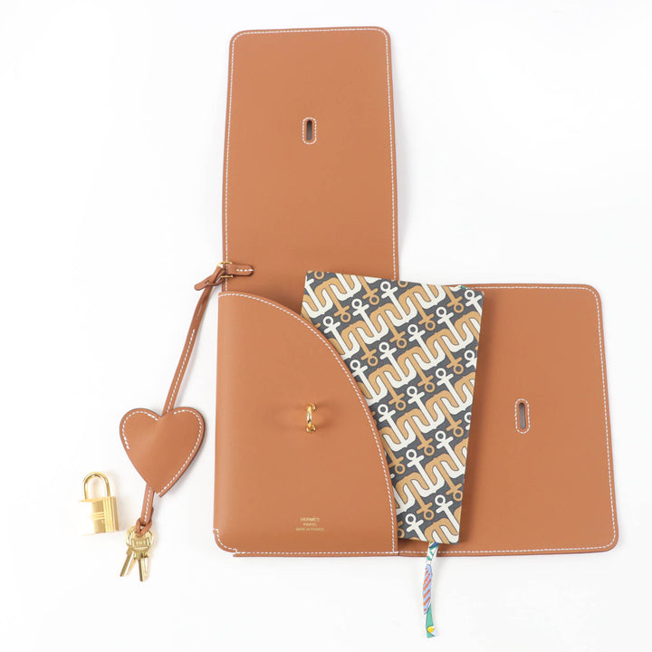 Pristine HERMES Notebook Carne Secret Notebook cover with notebook Vaux Swift