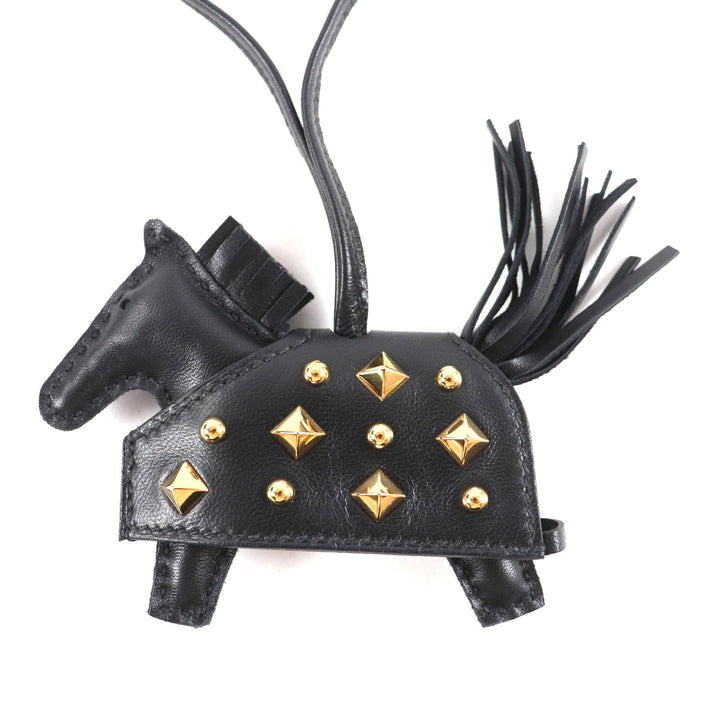 Pristine HERMES Bag charm Rodeo Robeo Rock PM With studs Anyo Miro Women