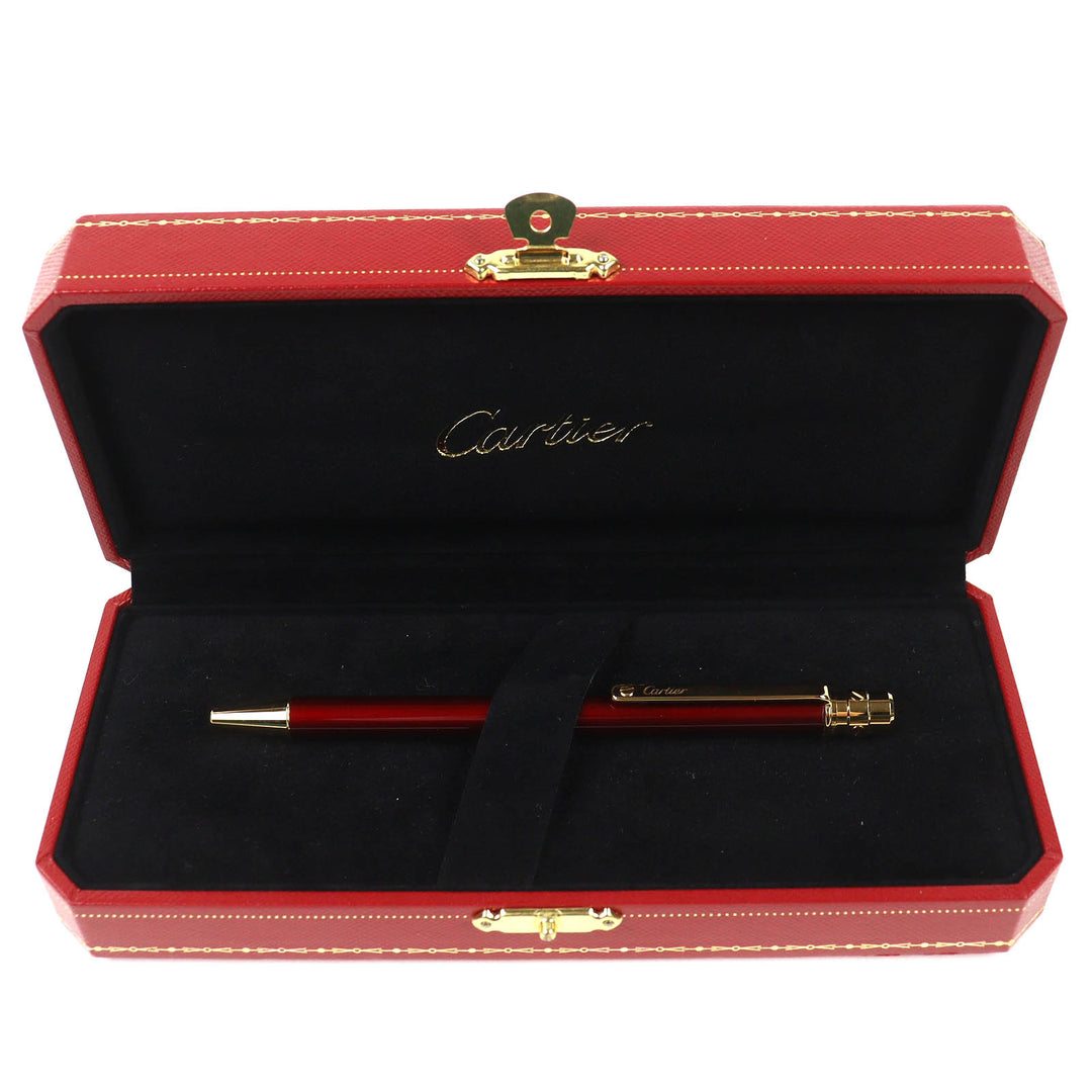 Excellent Cartier Ballpoint pen Santos de Cartier Twist type Bordeaux mens