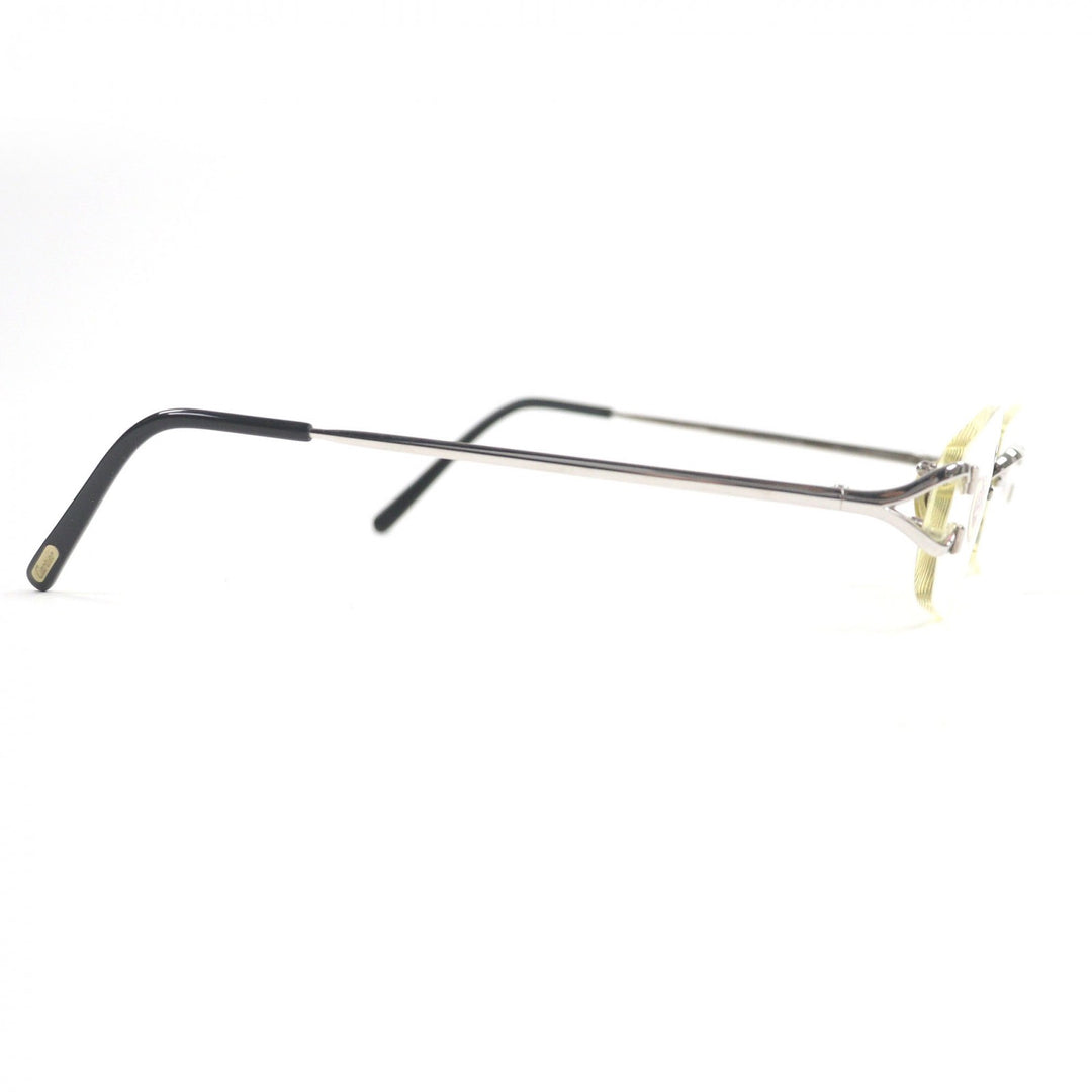Great Cartier Glasses 135 2C Decor Two-Point Rimless Silver