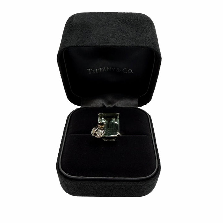 Excellent TIFFANY&Co. Ring ring Love Bugs Green Quartz Ladybug Silver AG925