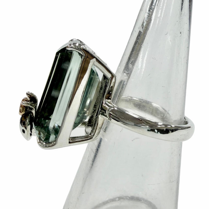 Excellent TIFFANY&Co. Ring ring Love Bugs Green Quartz Ladybug Silver AG925