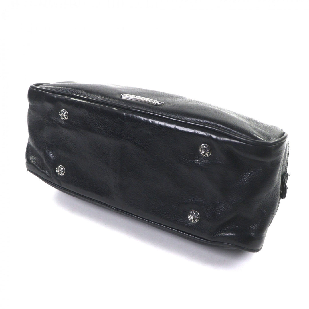 Very Good CHROME HEARTS Handbag Gym Bag SM black leather mens