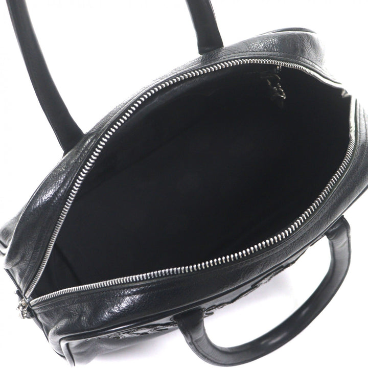 Very Good CHROME HEARTS Handbag Gym Bag SM black leather mens
