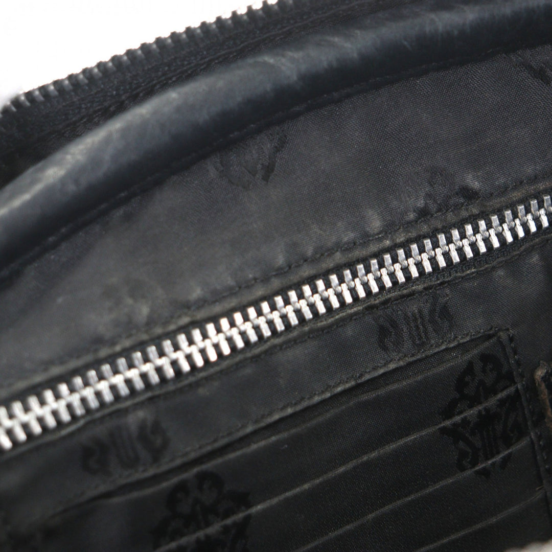 Very Good CHROME HEARTS Handbag Gym Bag SM black leather mens