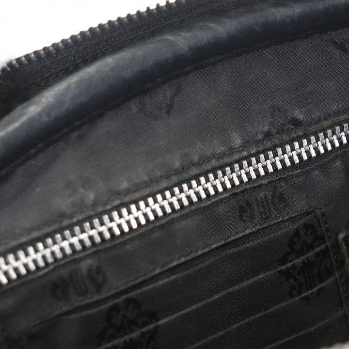 Very Good CHROME HEARTS Handbag Gym Bag SM black leather mens
