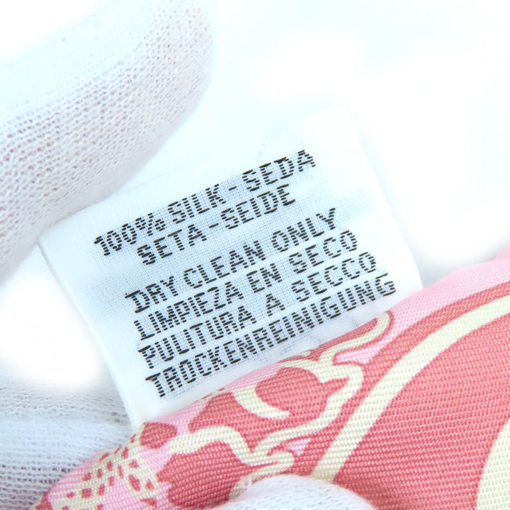 Pristine HERMES scarf Twilly Marble Silk Exlibris silk Women