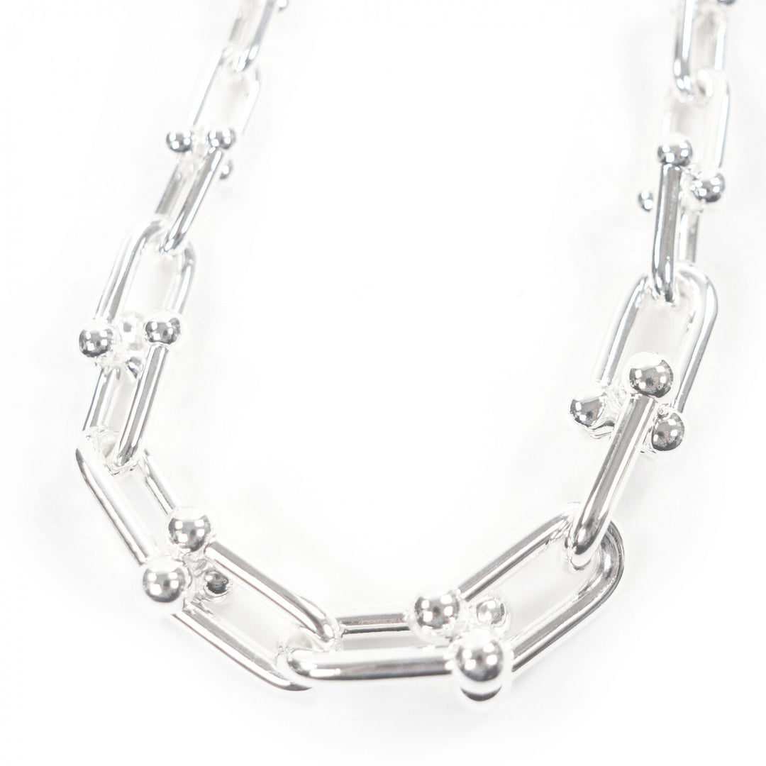 Excellent TIFFANY&Co. Necklace Hardware Graduated Link 42 frames