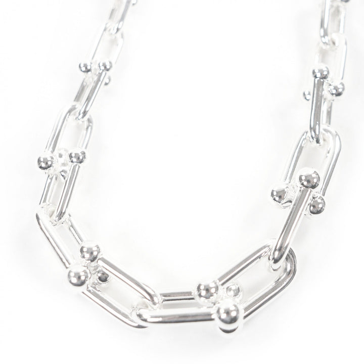 Excellent TIFFANY&Co. Necklace Hardware Graduated Link 42 frames