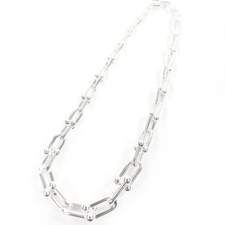 Excellent TIFFANY&Co. Necklace Hardware Graduated Link 42 frames