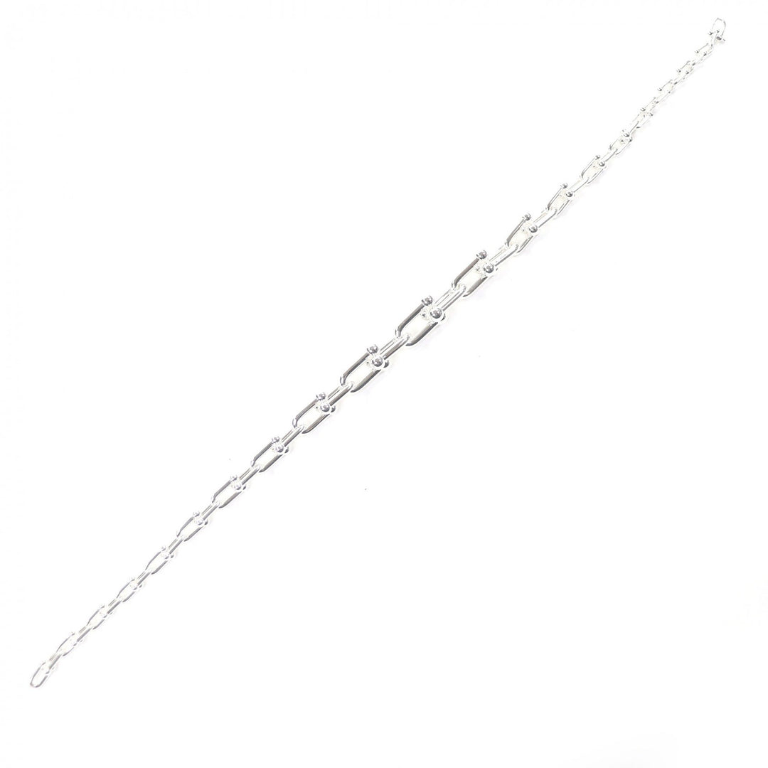 Excellent TIFFANY&Co. Necklace Hardware Graduated Link 42 frames