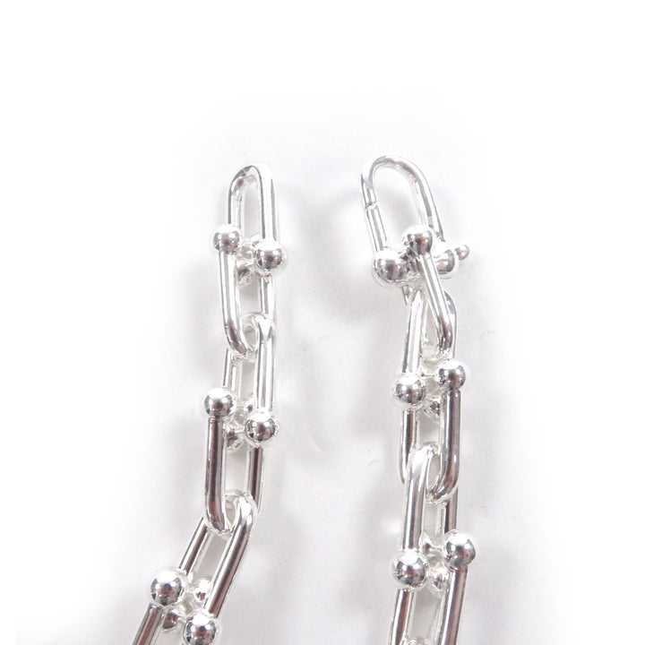 Excellent TIFFANY&Co. Necklace Hardware Graduated Link 42 frames
