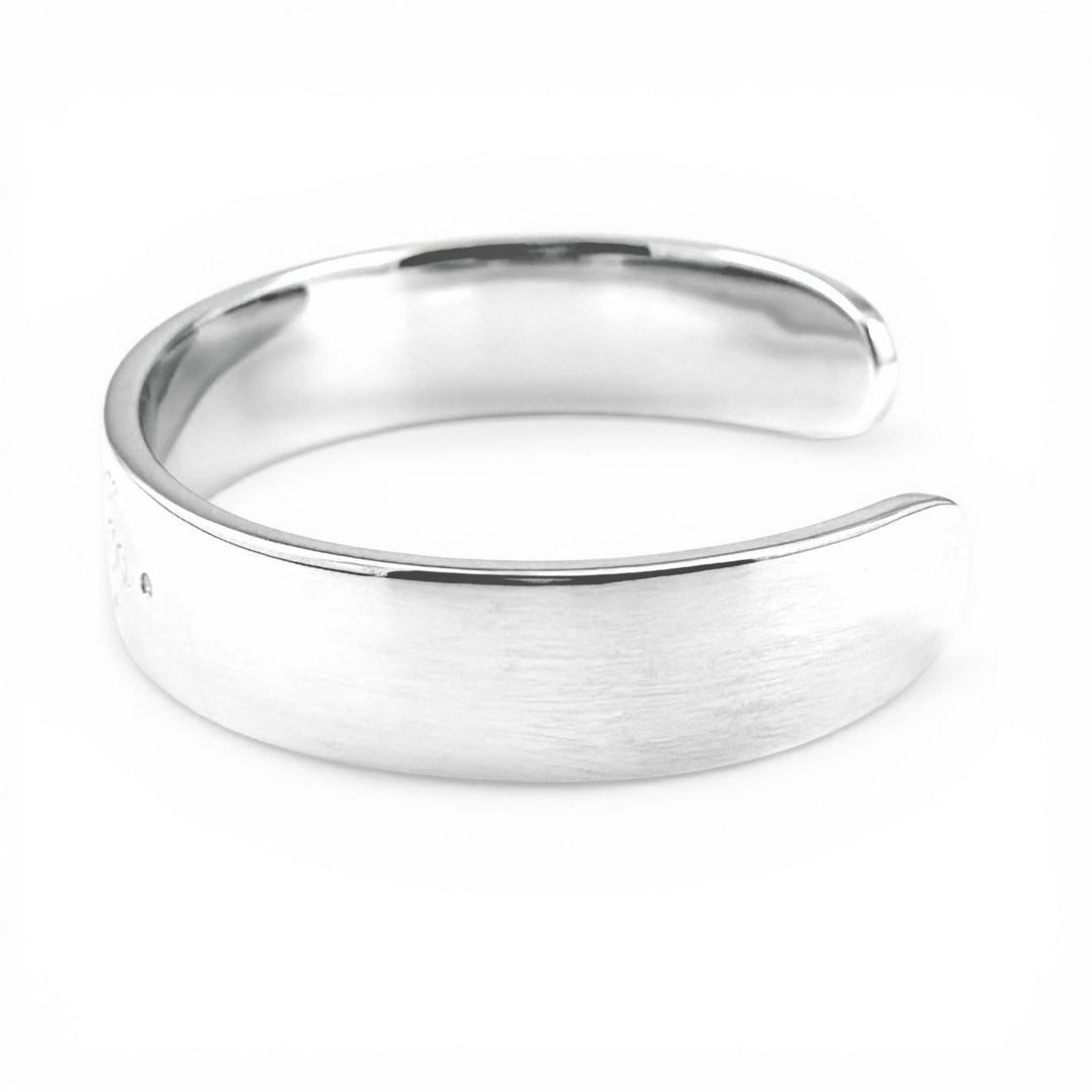 Excellent TIFFANY&Co. Bangle RTT Narrow Cuff Diamond Silver AG925 Women