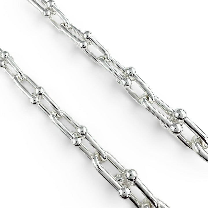 Excellent TIFFANY&Co. Necklace Hardware Graduated Link 42 links Silver AG925