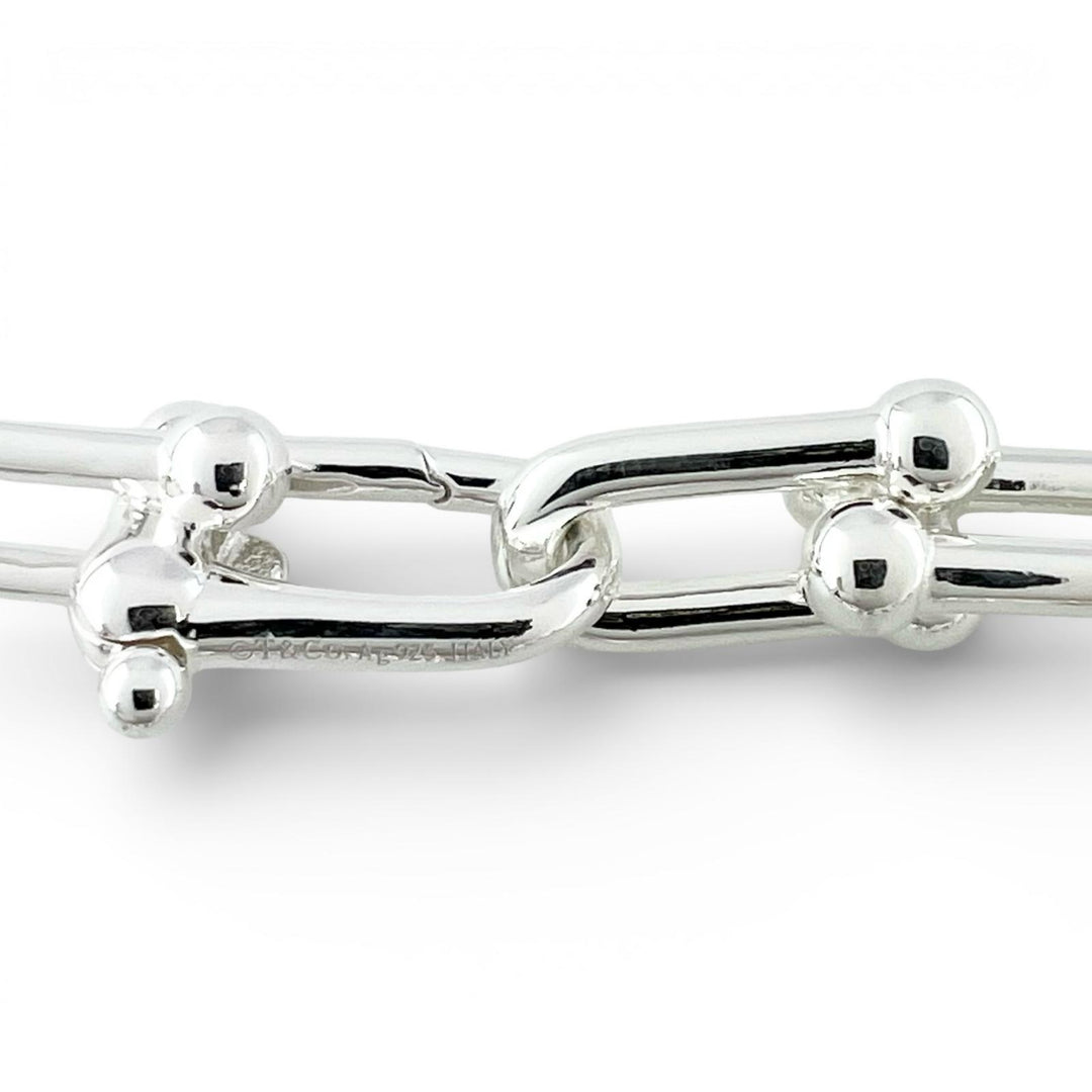 Excellent TIFFANY&Co. Necklace Hardware Graduated Link 42 links Silver AG925
