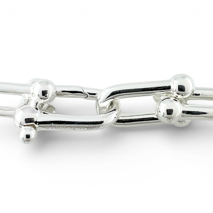 Excellent TIFFANY&Co. Necklace Hardware Graduated Link 42 links Silver AG925