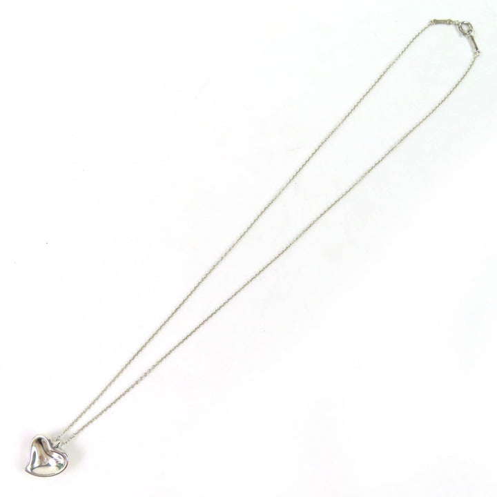 Excellent TIFFANY&Co. Necklace Curved Heart Necklace Silver 925 Women