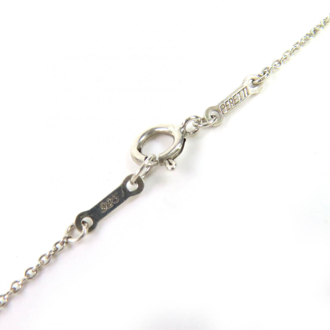 Excellent TIFFANY&Co. Necklace Curved Heart Necklace Silver 925 Women