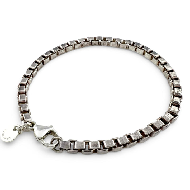 Very Good TIFFANY&Co. bracelet Venetian bracelet Silver SV925 mens