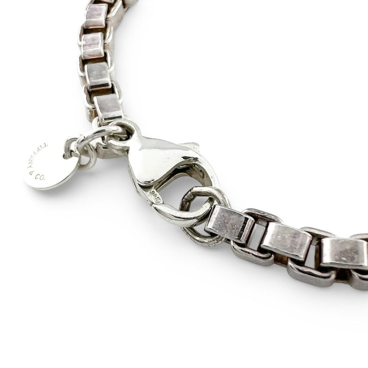 Very Good TIFFANY&Co. bracelet Venetian bracelet Silver SV925 mens