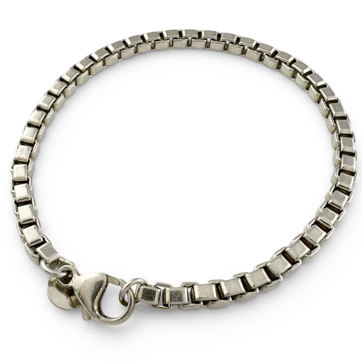 Great TIFFANY&Co. bracelet Venetian Silver SV925 mens
