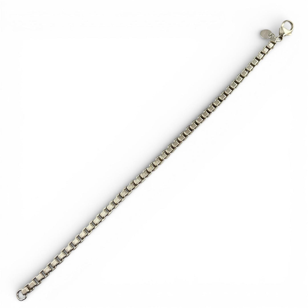 Great TIFFANY&Co. bracelet Venetian Silver SV925 mens