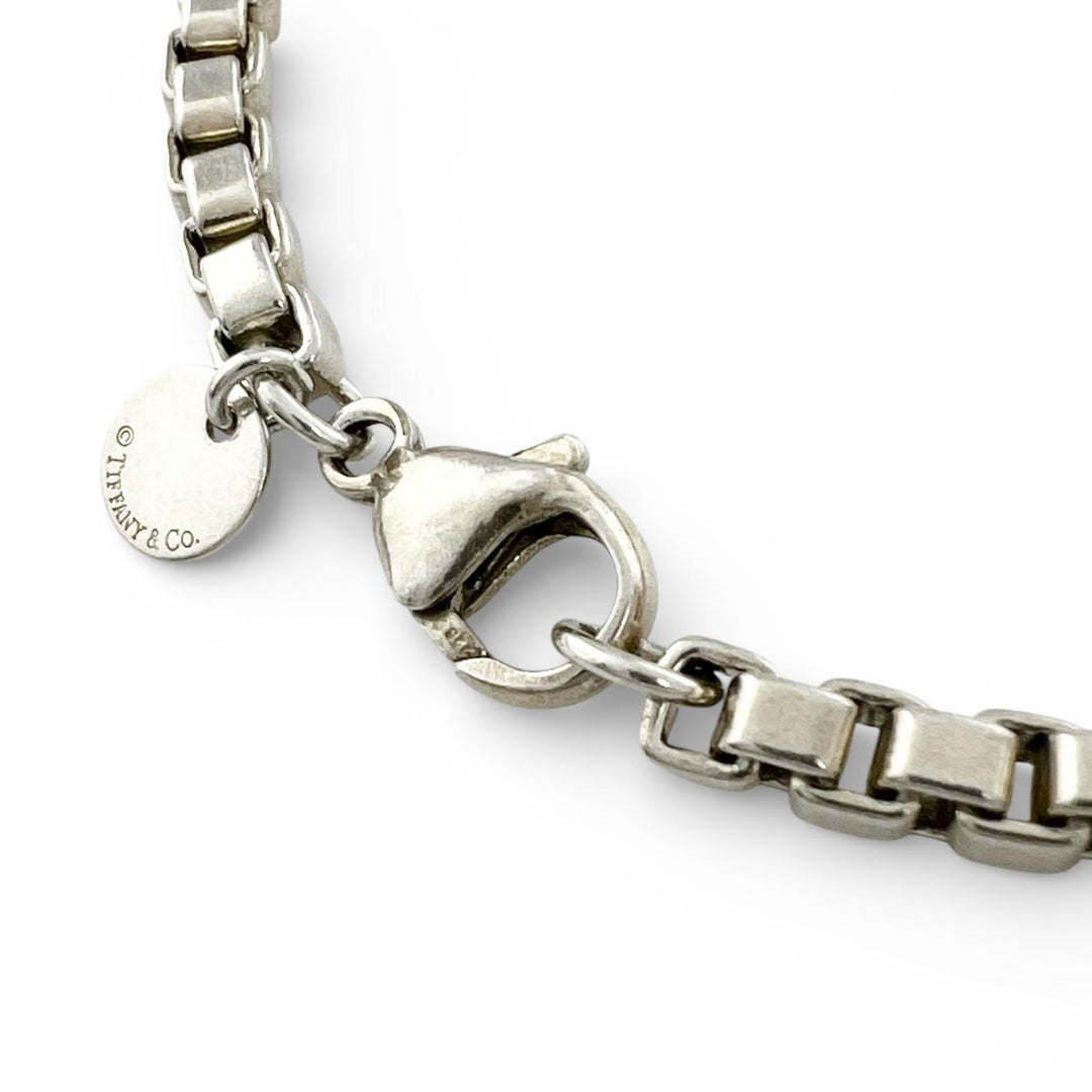 Great TIFFANY&Co. bracelet Venetian Silver SV925 mens