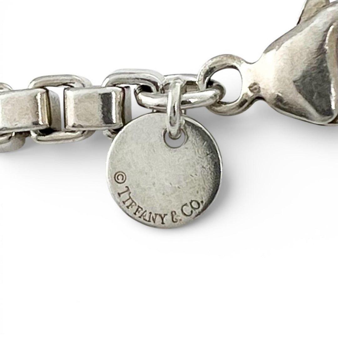 Great TIFFANY&Co. bracelet Venetian Silver SV925 mens