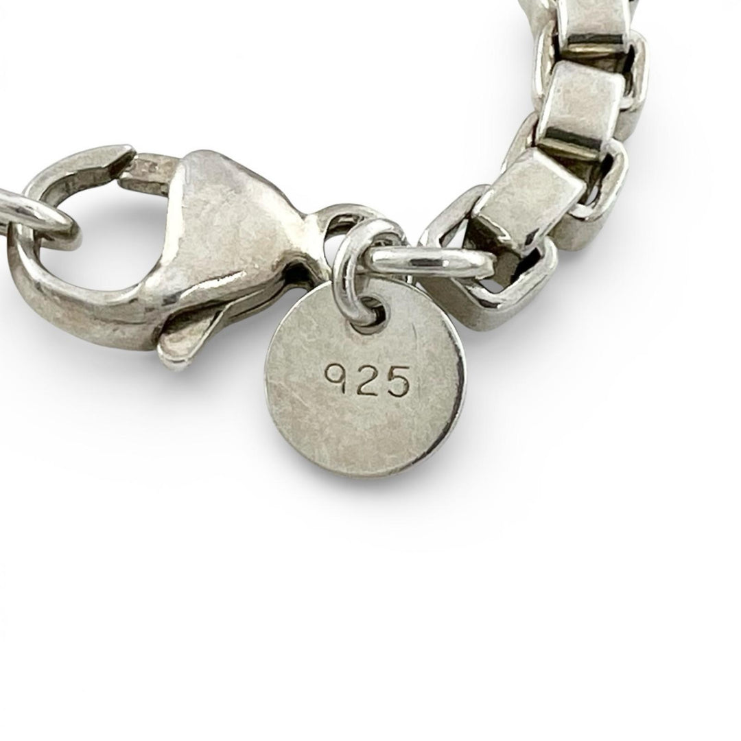 Great TIFFANY&Co. bracelet Venetian Silver SV925 mens