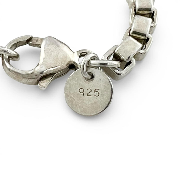 Great TIFFANY&Co. bracelet Venetian Silver SV925 mens